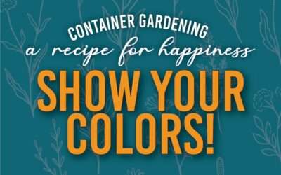 September Container Gardening Recipe 2022