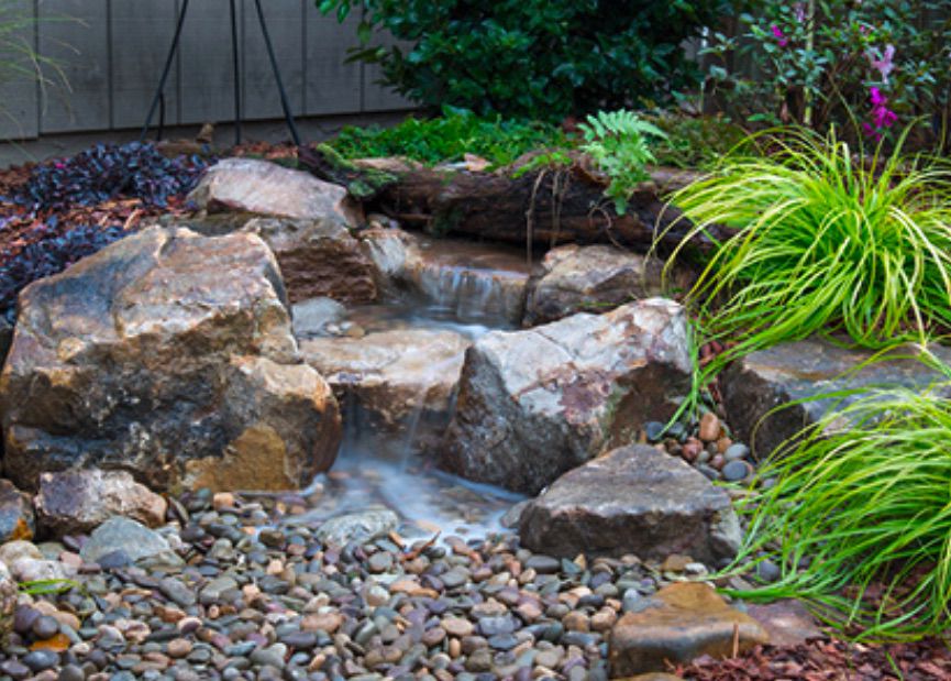 Backyard Waterfall