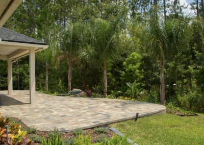 Paver Patio Water feature combo