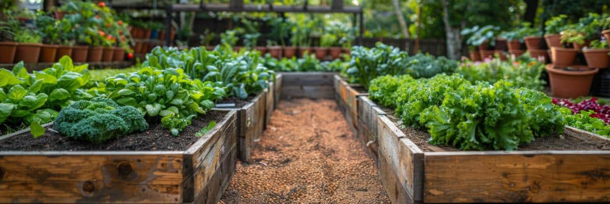 veggie gardens